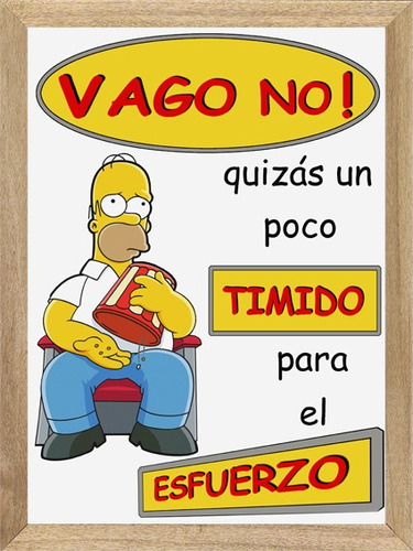 Frases Homero , Cuadros  Posters  Carteles           M308