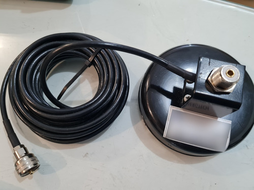 Kit Base Magnética  Antena Transmissor Fm Móvel Até 200w
