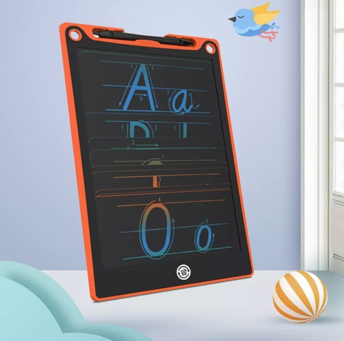 Lousa Magica Infantil Digital 12' Lcd Tablet Desenho Premium Cor Laranja