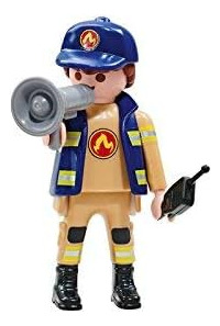 Playmobil 6583 Brigada De Fuego Un Capitán