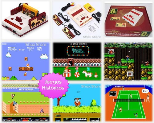 Consola Family Game Original + 120 Juegos Retro 30° Palermo