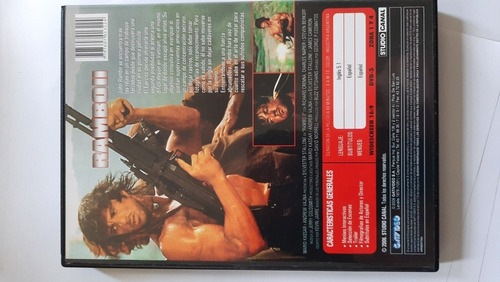 Rambo - Trilogía. Dvd - Sylvester Stallone