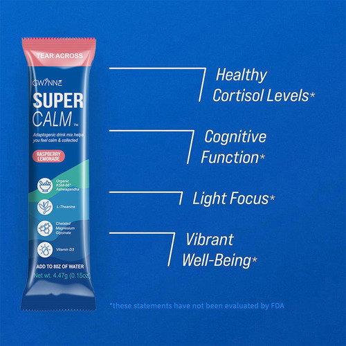 Gwynne Supercalm Nutricional Bebida En Polvo Supercalm 20 Unidades