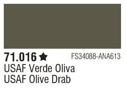 Tinta Usaf Olive Drab  71016 Model Air Vallejo Modelismo