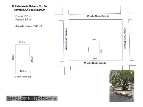 Venta De Terreno En El Centro De Comitan Ideal Para Negocio