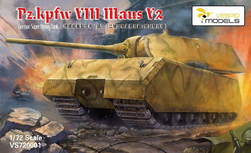 Modelos Vespid 720001 Tanque Alemán Pz.kpfw. Viii Maus V2