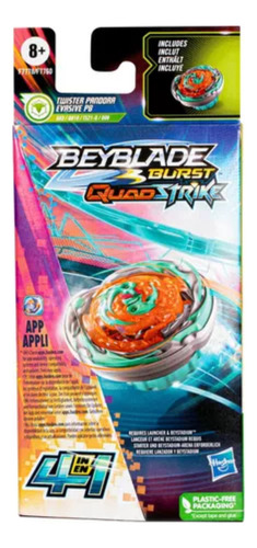 Beyblade Burst Quadstrike Twister Pandora Evasive P8 Hasbro