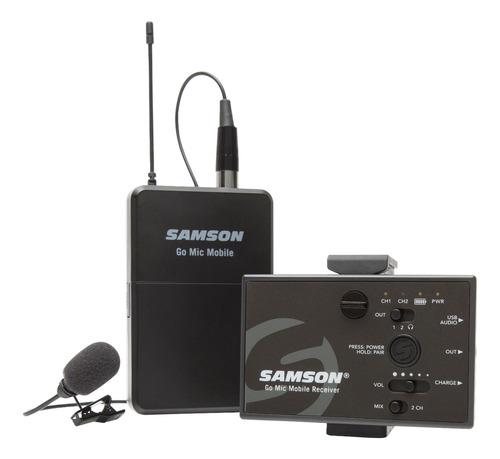 Sistema Inalambrico Lavalier Samson Go Mic Mobile