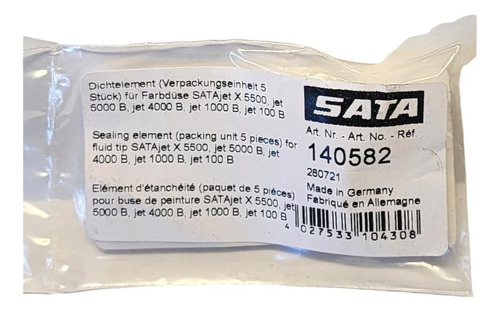 Sata Repuesto Boquilla Pintura Satajet 5000/4000/1000/100