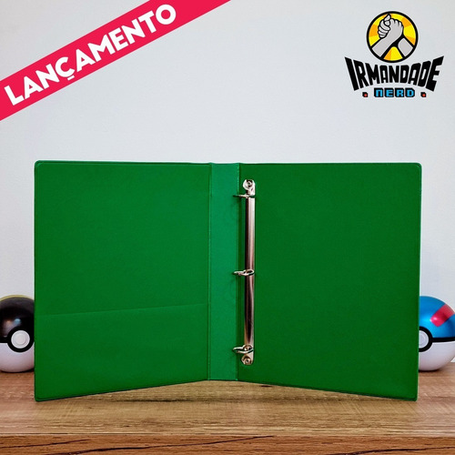 Imagem 8 de 10 de Pasta Tipo Fichário Pokémon + 10 Folhas Yes + 9 Cards