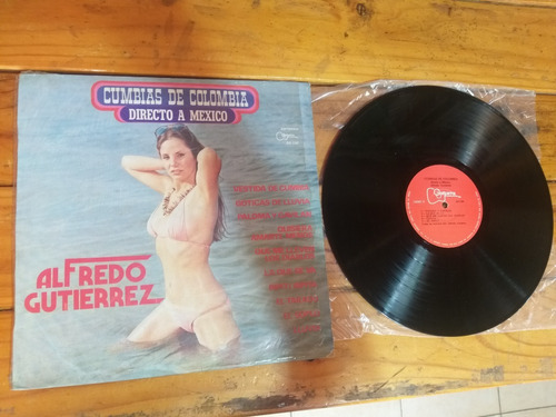 Alfredo Gutierrez Cumbia De Colombia Vinilo Lp Mexico 1980