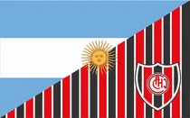 Comprar Bandera Mitad Argentina Mitad Equipo 1,48 X 0,9