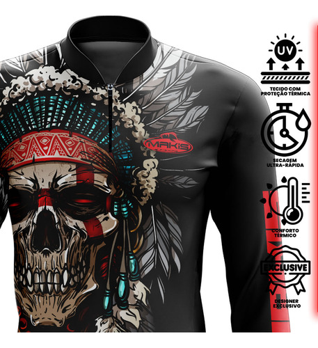 Camisa Esportiva Gola Com Ziper Manga Luva Ordem E Progresso