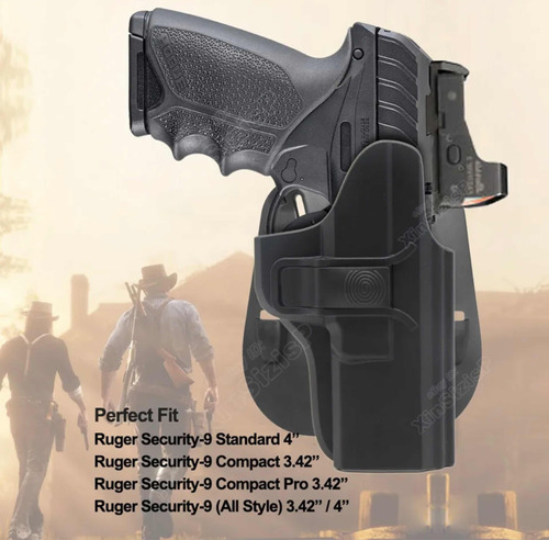 Funda Para Pistola Owb Compatible Con Ruger Security -380