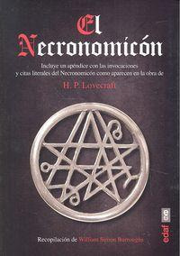 Libro: El Necronomicón. Lovecraft, H.p.. Editorial Edaf, S.l