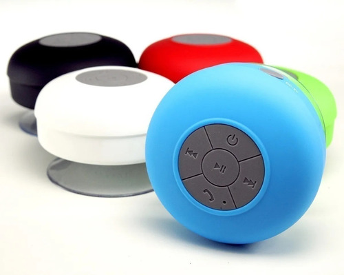 Mini Caixa De Som Bluetooth Para Banho À Prova Água Ventosa