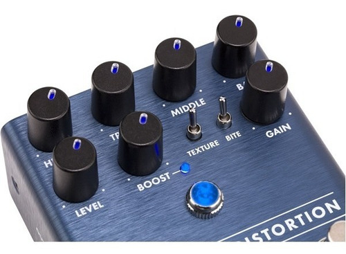 Peda Efecto P/guitarra Eléctrica Full Moon Distortion Color Azul marino