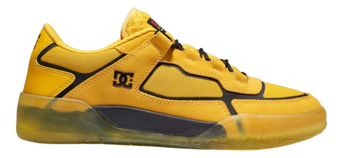 Tenis Dc Shoes Hombre Caballero Casual Skate Metric Amarillo