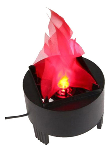 Decoración Navideña Lámpara 3d Fuego De Tamaño Pequeño
