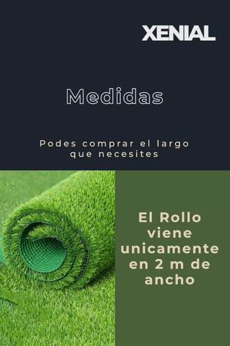 Cesped Artificial 20mm X 25m2 | Premium Y Resistente Uv Verde