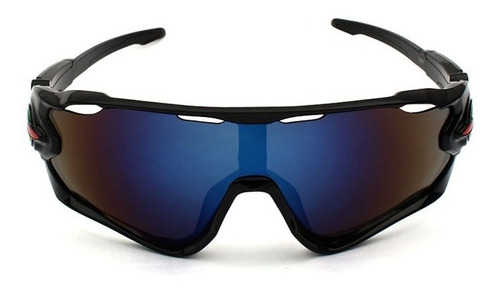 Óculos De Sol Ciclismo Espelhado + Noturno Kit 2 Unidades