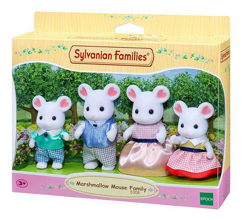 Sylvanian Families - Família Ratos Marshmallow - Epoch