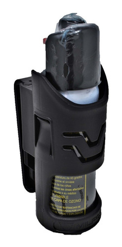 Imagen 3 de 7 de Funda Porta Gas Milfort Polímero Fornitura Cinturon