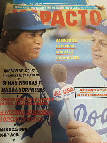 Revista Impacto Fernando Valenzuela 1981