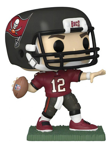 Figura De Accion De Tom Brady De Los Buccaneers Nfl De Funko Pop!