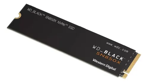 SSD Interno Western Digital WD Black SN850X 1 TB WDS100T2X0E