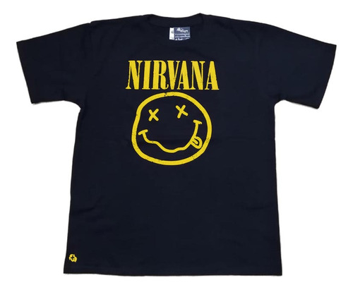 Camiseta Nirvana 100% Algodón Música Rock Grunge Kurt 