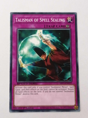 Speed Duels Yugioh Talisman Of Spell Sealing