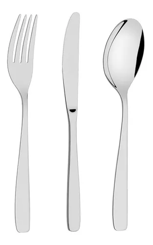 comprar 18 Cubiertos Postre | Tramontina Cosmos | Tenedor Cuchillo