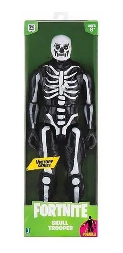 Fortnite - Skull Trooper Articulado 30cm Original - Fnt0082