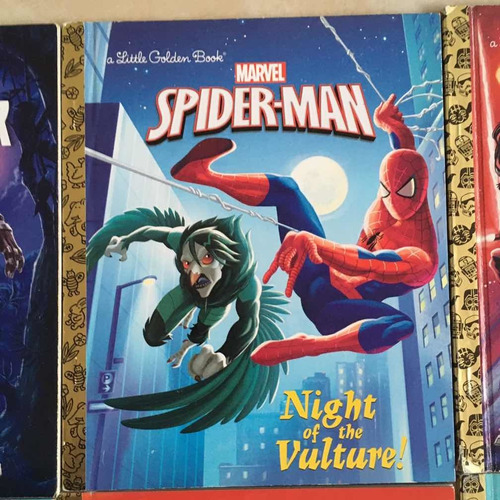 Libro Night Of The Vulture Hombre Arana Spiderman Goldenbook (Usado)