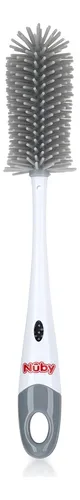 Nuby Botella De Cerdas De Silicona Suave Antiarañazos Y Ce.