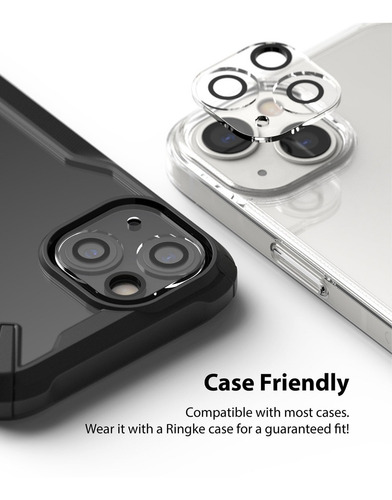 Imagen 2 de 10 de Vidrio Templado Camara Ringke Para iPhone 13 13 Mini Pro Max