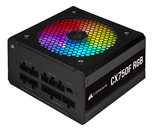 Fuente Alimentación Corsair Cx750f 750w Rgb 80 Plus Bronze