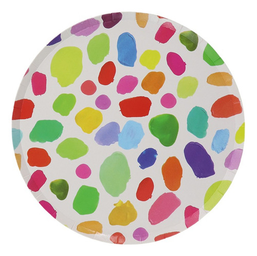 Plato 7 Puntos Arcoiris