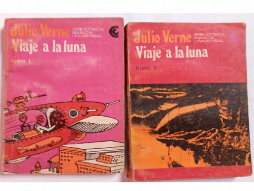  Libro Cf Viaje A La Luna Julio Verne 2 Tomos