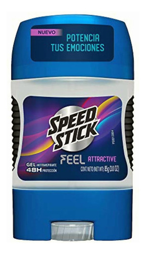 Men Speed Stick Feel Antitranspirante En Gel Para Hombre