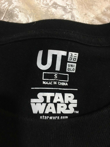 Uniqlo Star Wars Playera Para Caballero Talla S Color Negra (Usado)