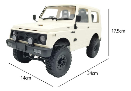 1/10 Rc Rock Crawler C74 Rc Camión 4wd Vehículo Eléctrico