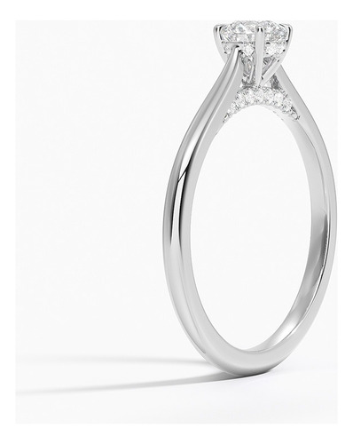 Anel De Noivado Feminino De Ouro18k Com Diamantes 70