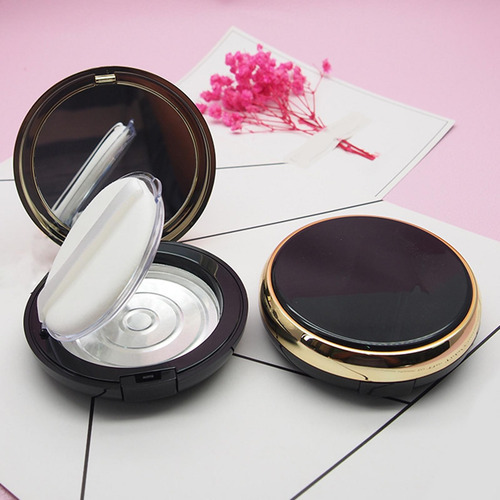 Caja Redonda Cosmética Vacía Resaltador Colorete Viaje Diy