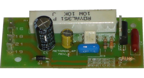 Placa Eletrônica Máq Solda - Modulo Retardo 4 Pinos Bambozzi