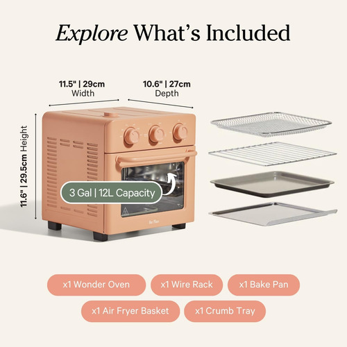 Freidora De Aire 6 En 1 Y Horno Tostador Our Place