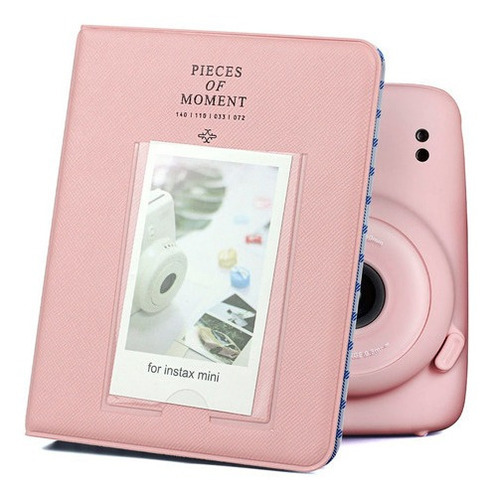 Álbum De Fotos Instax Mini 64 Fotos Pieces Of Moment Rosa