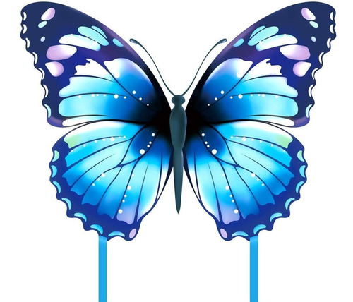 Menta S Color Colorido Mariposa Kite Azul