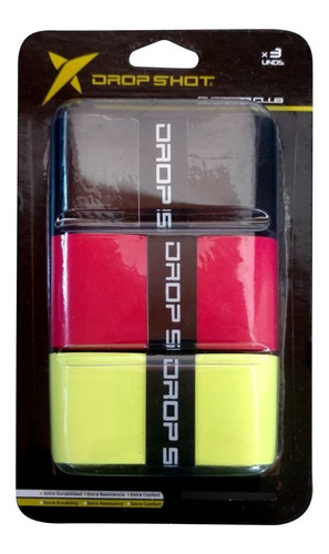 Pack 3 Overgrip Pala Padel Drop Shot Club Original Calidad